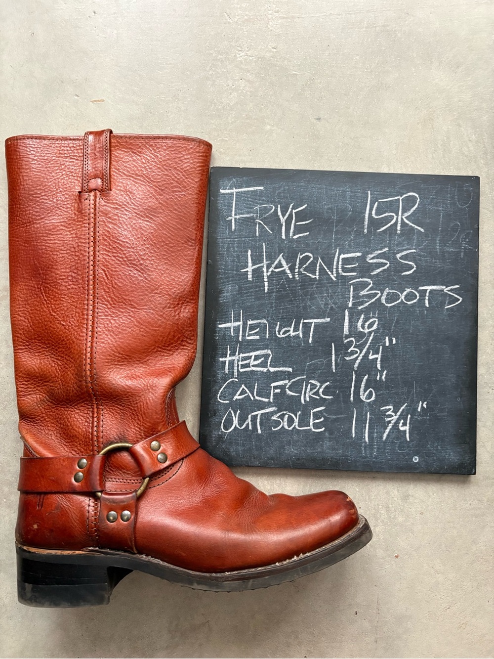 FRYE 🇺🇸15R Harness Boots Just Resoled - Picture 16 of 16